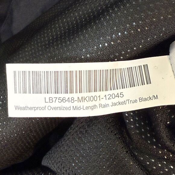 Quince Rain Jacket Women’s Weatherproof Oversized Mid-Length Black M - Picture 10 of 16